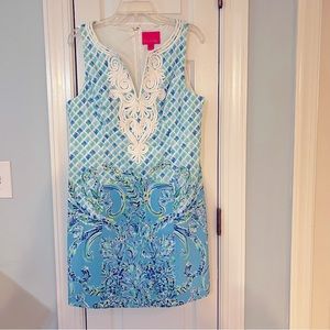 Lilly Pulitzer Shift Dress; Sz 12; EUC